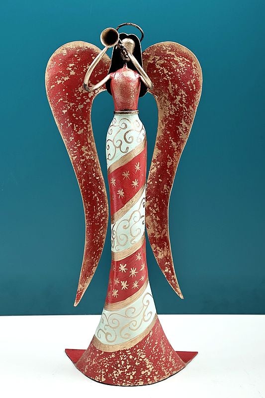 Exotic India 19" Angel Playing Instrument | Handmade