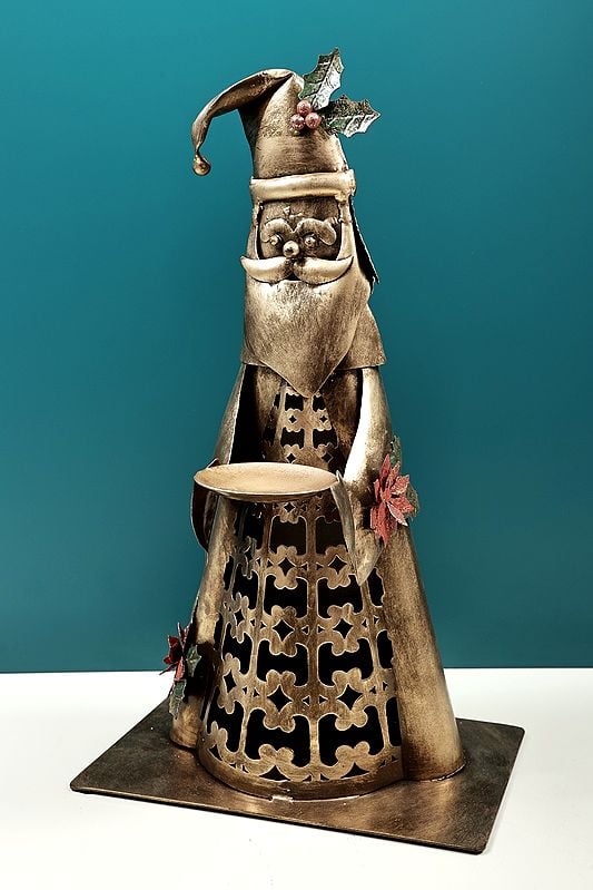Exotic India 19" Handmade Santa Claus Figurine
