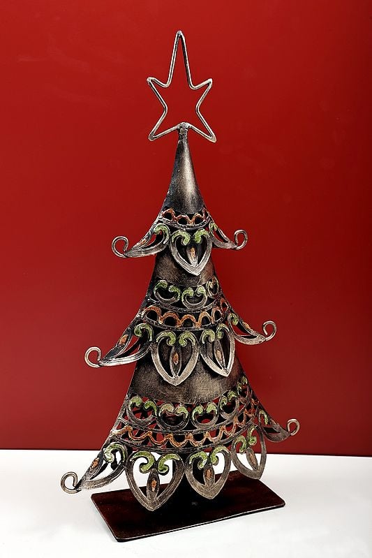 Exotic India 20" Handmade Decorative Christmas Tree