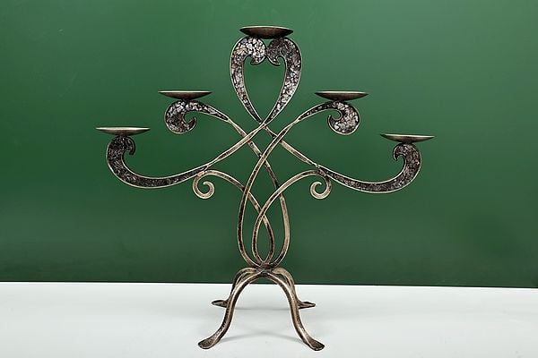 Exotic India 22" Handmade Decorative Candle Holder