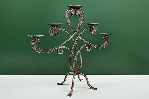 Exotic India 22" Handmade Decorative Candle Holder