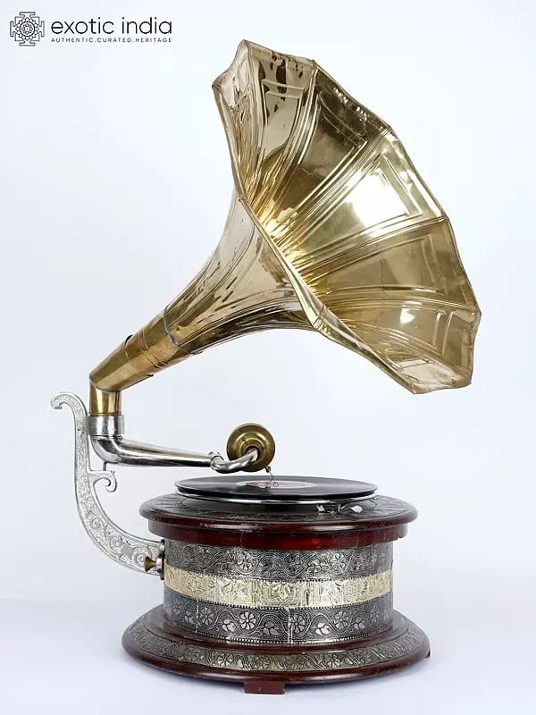 exotic india 26" Vintage Gramophone | Musical Player 