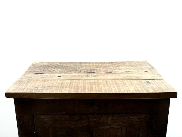 Exotic India 27" Vintage Wooden Bookshelf