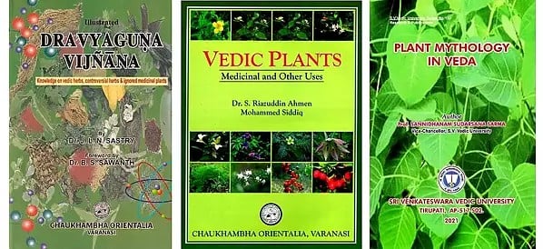 exotic india 3 Books on Vedic Plants 