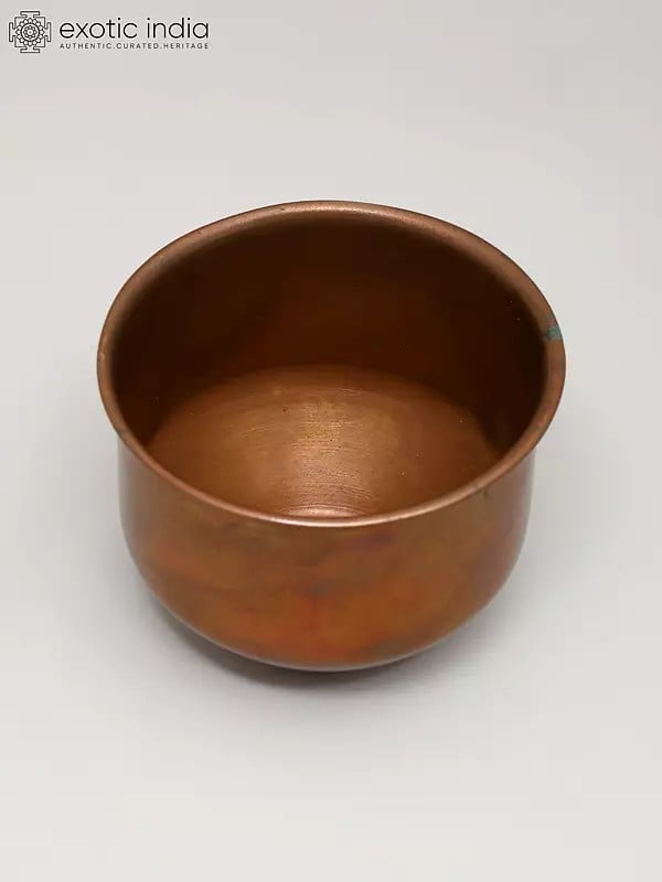 Exotic India 3" Small Ritual Copper Bowl 