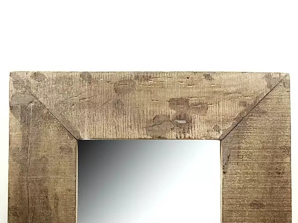 Exotic India 36" Vintage Wooden Frame Mirror 