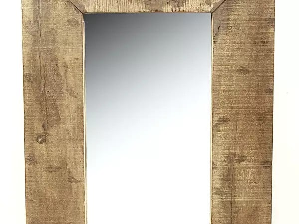 Exotic India 36" Vintage Wooden Frame Mirror 