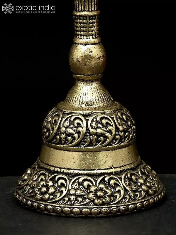 Exotic India 4" Small Superfine Brass Bell 