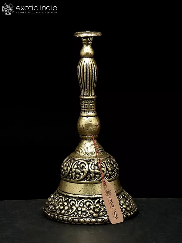 exotic india 4" Small Superfine Brass Bell 