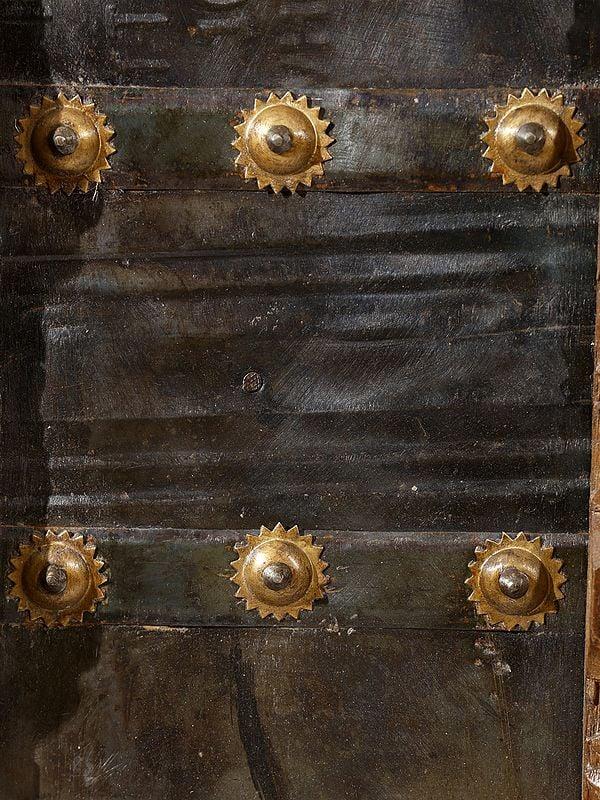 Exotic India 51" Vintage Indian Wooden Door