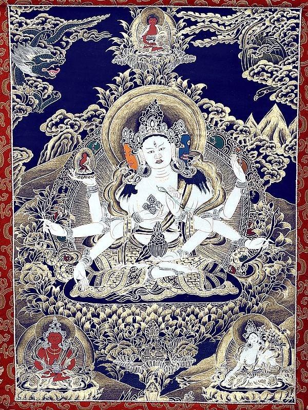 exotic india 53" x 33" Namgyalma | Handmade 