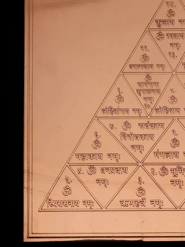 Exotic India 6" Copper Shri Yantra 