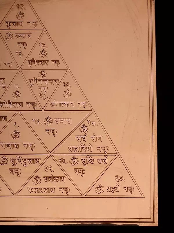 Exotic India 6" Copper Shri Yantra 