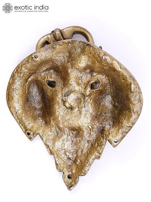 Exotic India 6" Parrots Design Brass Door Knocker 