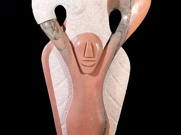 Exotic India 77" Happy Family | Modern Art Sculpture 
