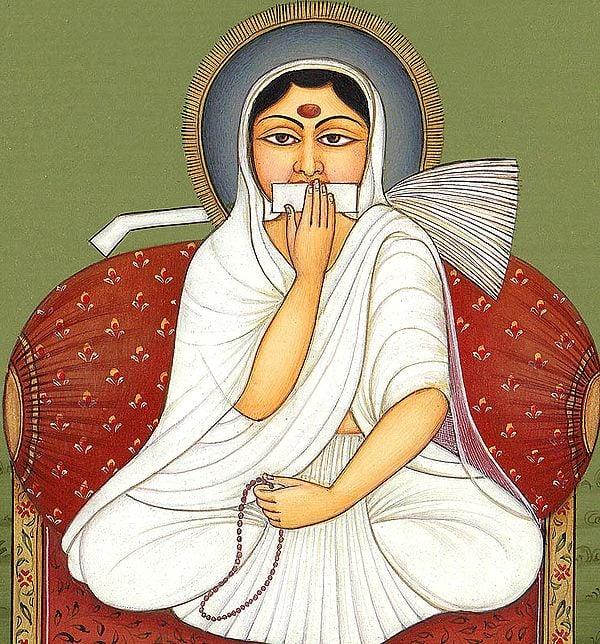 Exotic India A Jain Sadhavi From Svetambara Sect