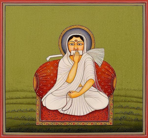 exotic india A Jain Sadhavi from Svetambara Sect