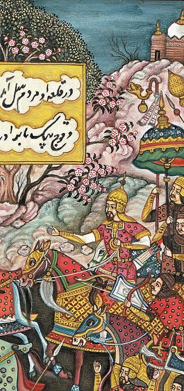 Exotic India A Persian Battle Scene 