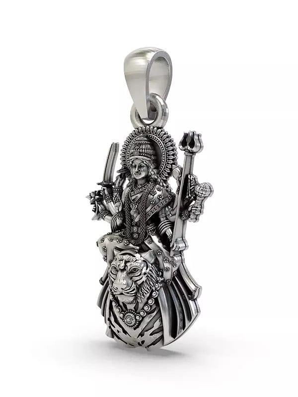 Exotic India Ambe Maa (Goddess Durga) Pendant