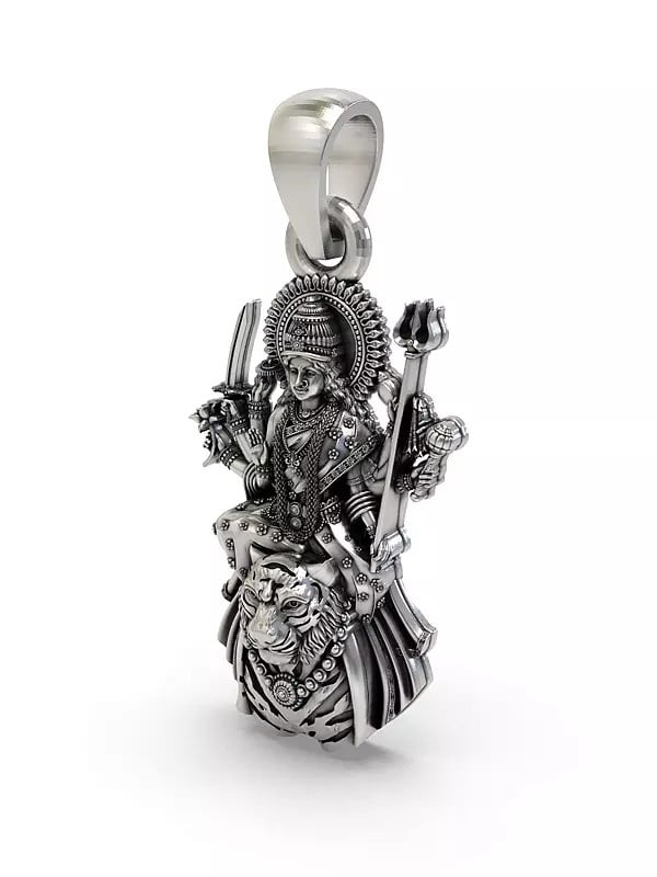 Exotic India Ambe Maa (Goddess Durga) Pendant