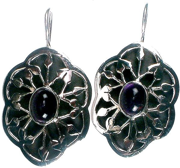 exotic india Amethyst Earrings