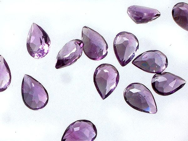 exotic india Amethyst mm Pears (Price Per 5 Pieces)