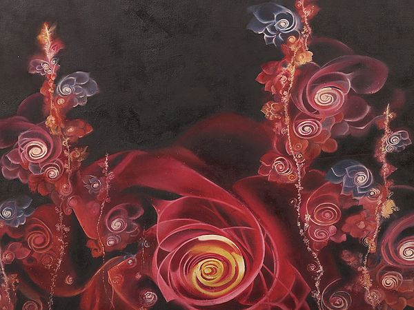 Exotic India Angular Velocity | Framed Oil Painting 