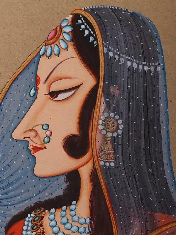 Exotic India Bani Thani | Watercolor Art 