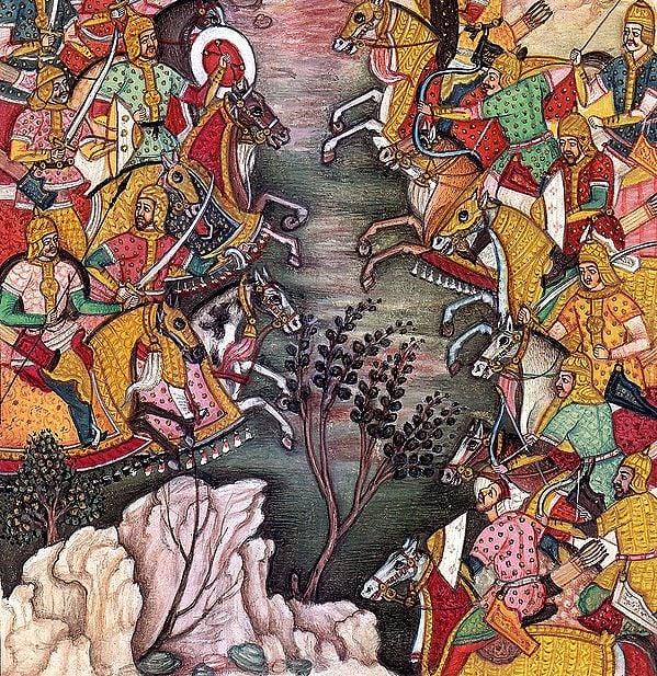 Exotic India Battle Scene 