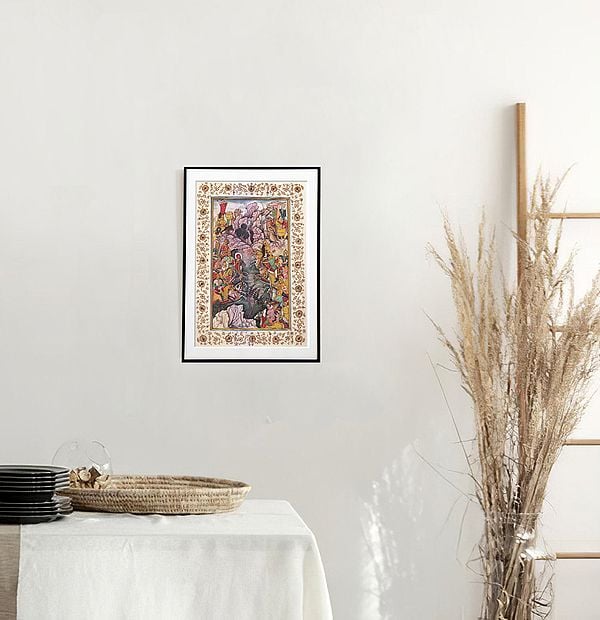 Exotic India Battle Scene 