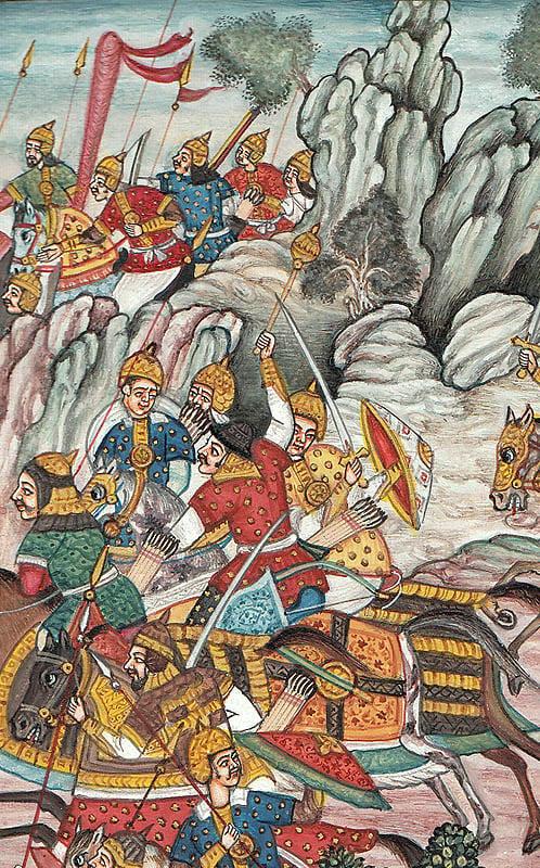 Exotic India Battle Scene 