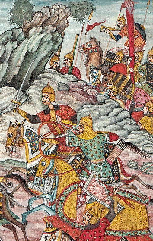 Exotic India Battle Scene 