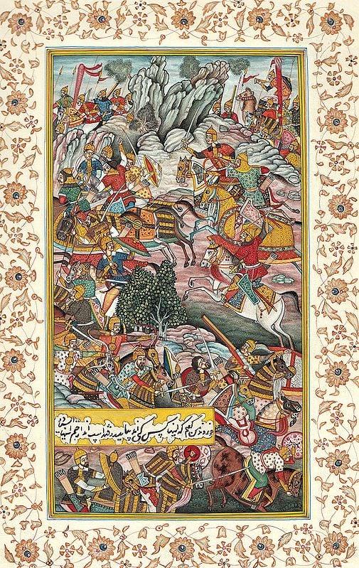 exotic india Battle Scene 