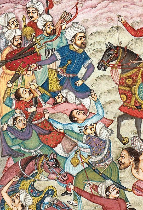 Exotic India Battle Scene 