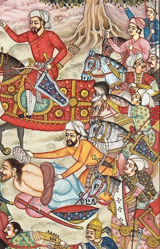 Exotic India Battle Scene 