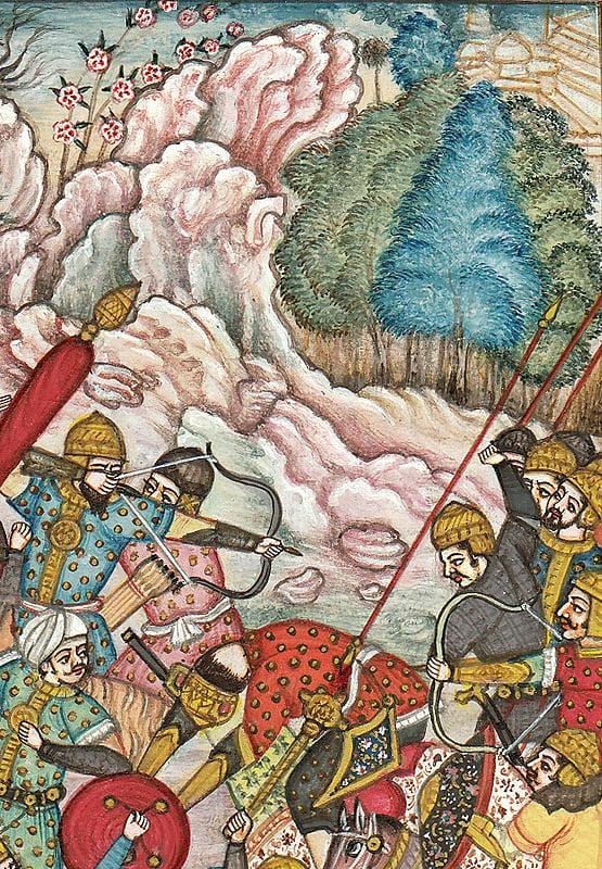 Exotic India Battle Scene 