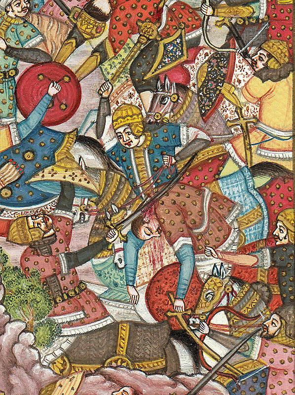 Exotic India Battle Scene 