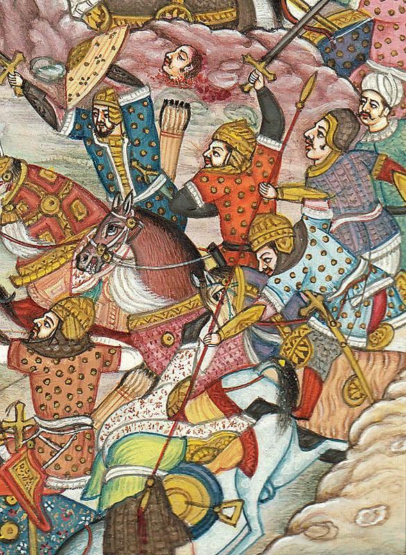 Exotic India Battle Scene 