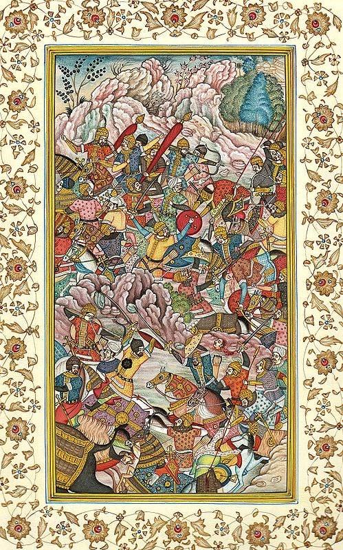 exotic india Battle Scene 