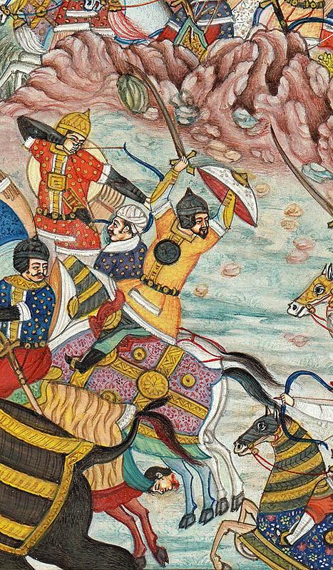 Exotic India Battle Scene 