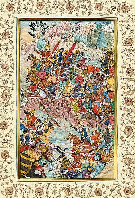 exotic india Battle Scene 