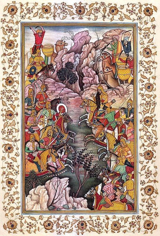 exotic india Battle Scene 