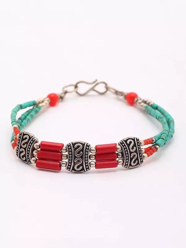 exotic india Beaded Bracelet with S-Hook Bracelet 