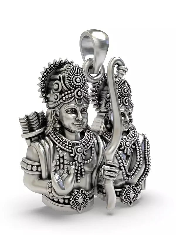 Exotic India Bhagwan Ram And Mata Sita Pendant