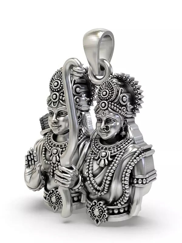 Exotic India Bhagwan Ram And Mata Sita Pendant
