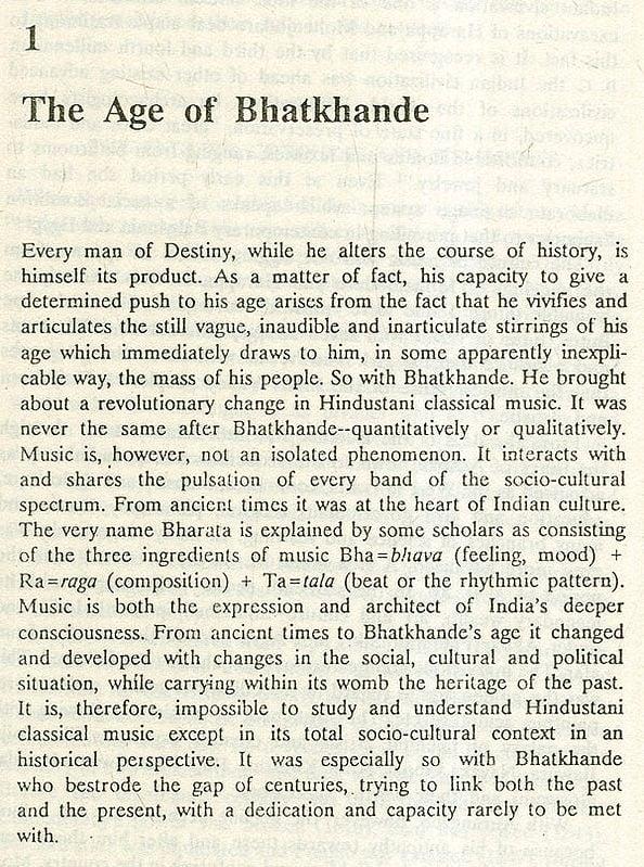 Exotic India Bhatkhande’s Contribution To Music 