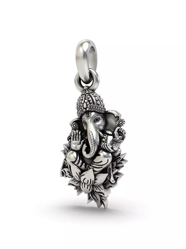 Exotic India Blessing Lord Ganesha Pendant