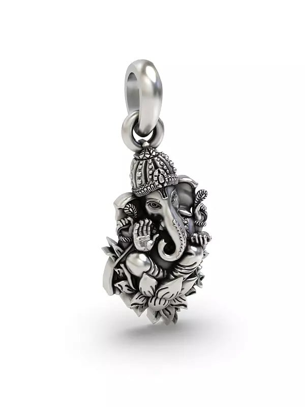 Exotic India Blessing Lord Ganesha Pendant