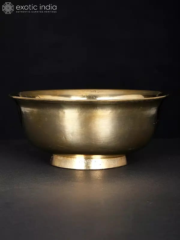 Exotic India Brass Bowl | Multiple Sizes