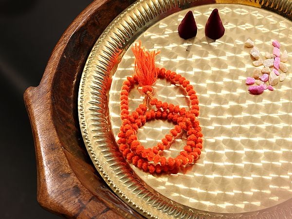 Exotic India Brass Designer Plate